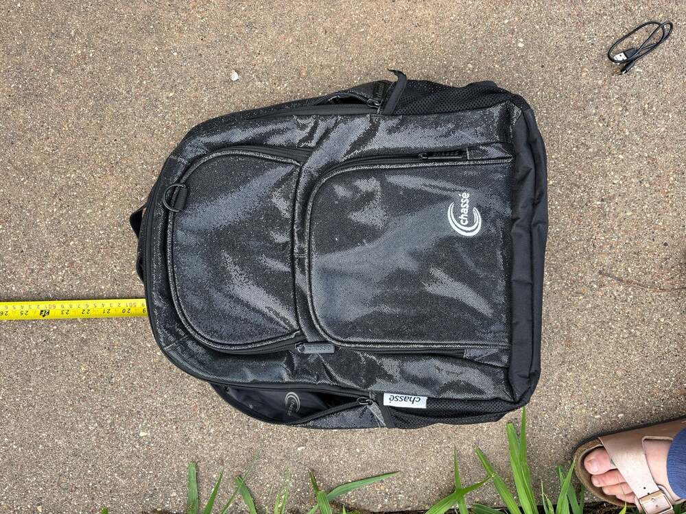 Ba2: Chasse backpack cheerleader black glitter